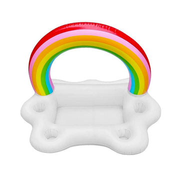 Inflatable Rainbow Cloud Drink Holder